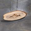 Bergschild gelasert aus Eibe