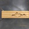 Schlüsselanhänger Motiv Berge Esche