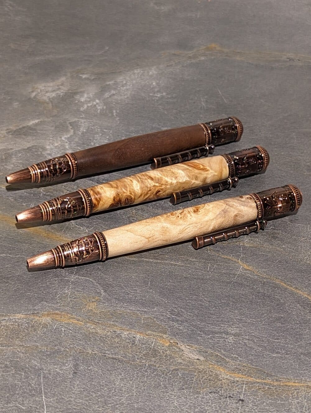 Drehkugelschreiber Seemann Maser Pappelholz