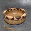 Holzschüssel aus Eiche mit Nuss und Esche
