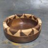Holzschüssel aus Nuss mit Ahorn und Eiche