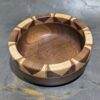 Holzschüssel aus Nuss mit Ahorn und Eiche